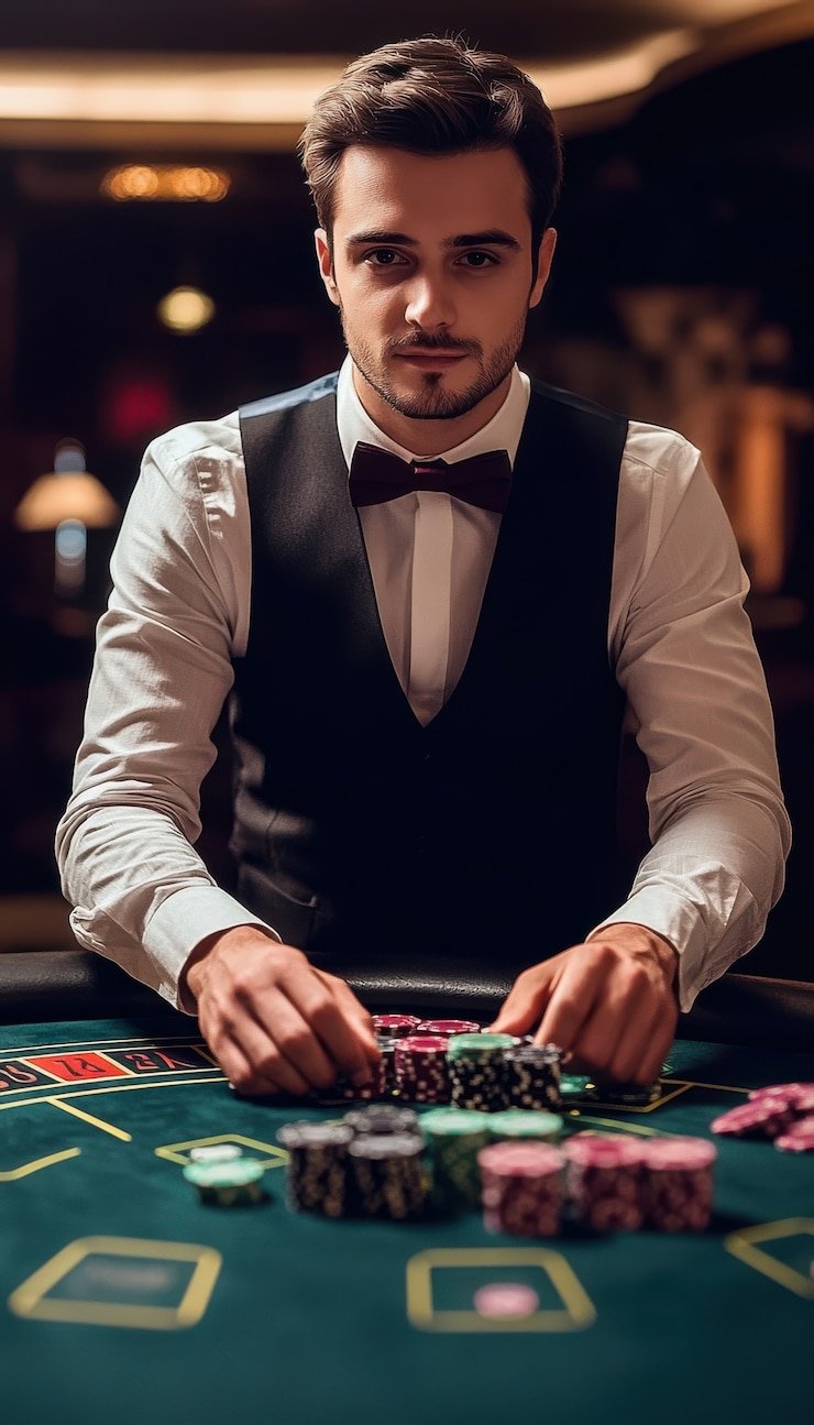 juragan77 login live baccarat table on mobile screen