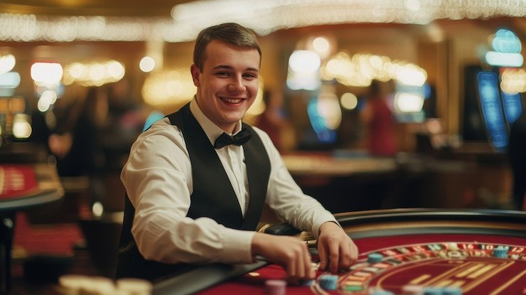 juragan77 login table lobby showing multiple live dealer games with bet ranges and player counts